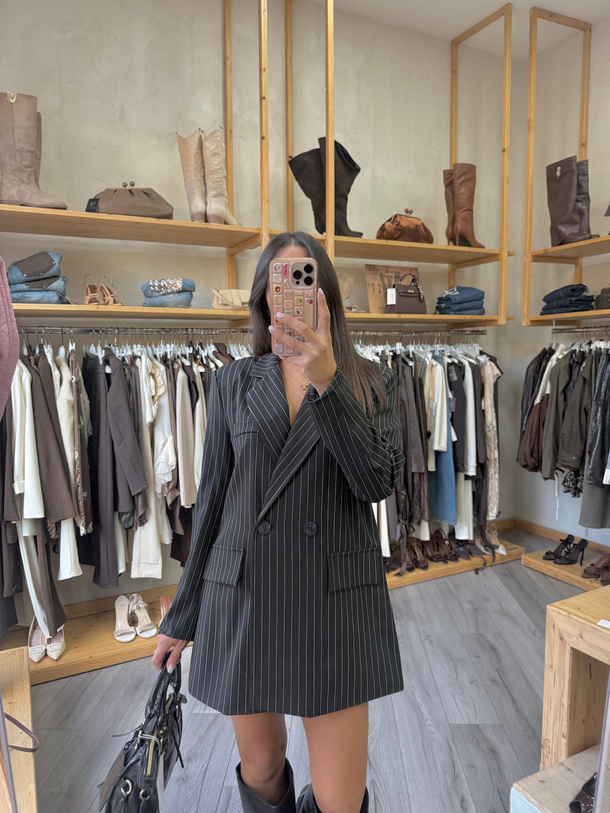 Giacca Stripe Oversize