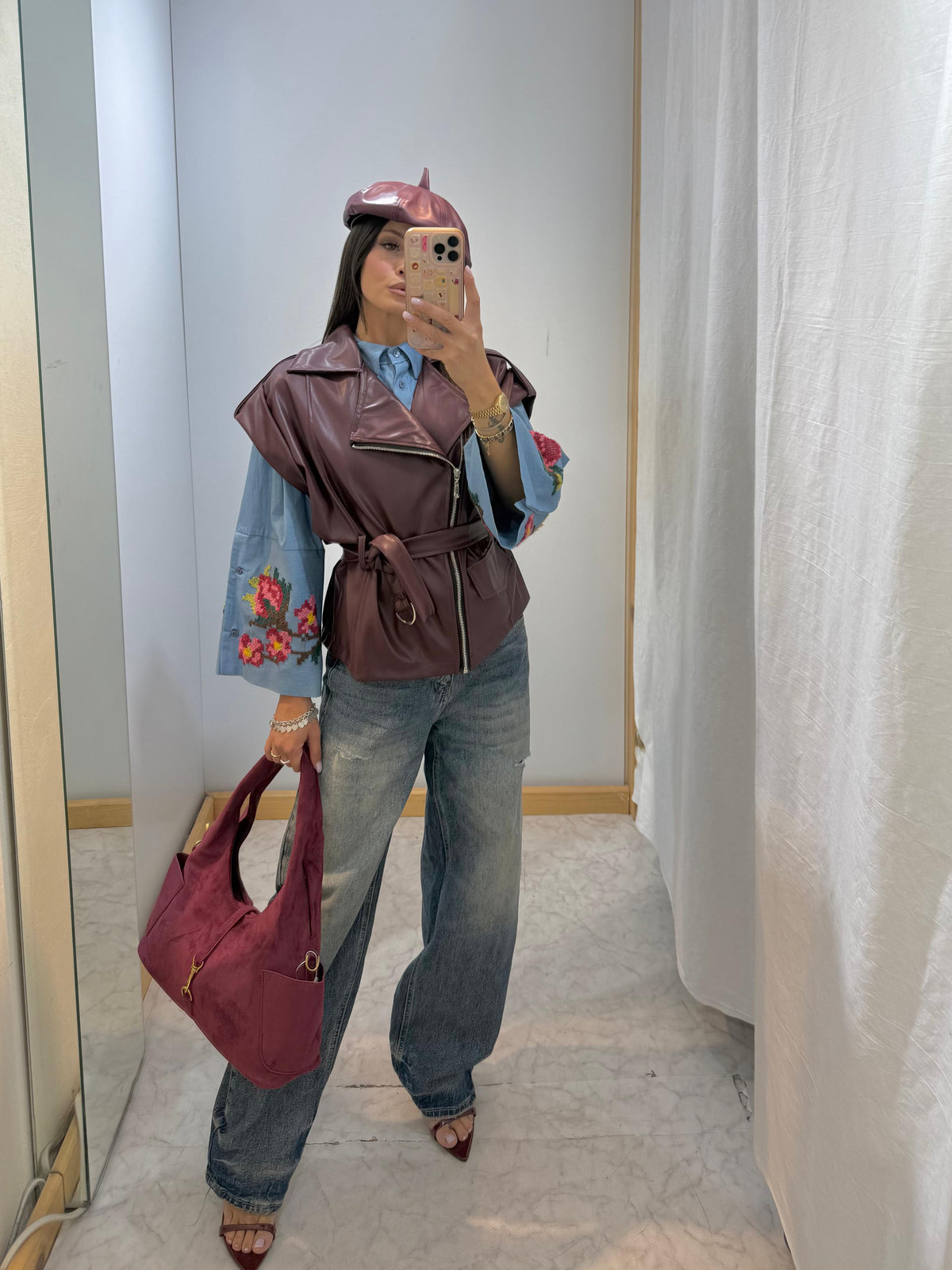Gilet Bordeaux