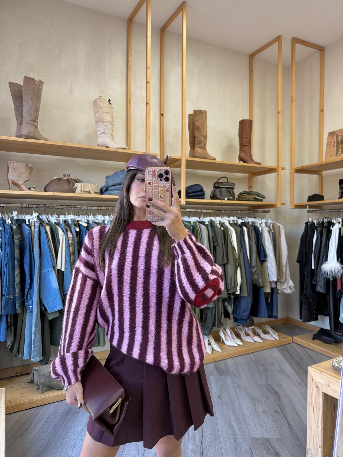 Pullover Pinky Stripe