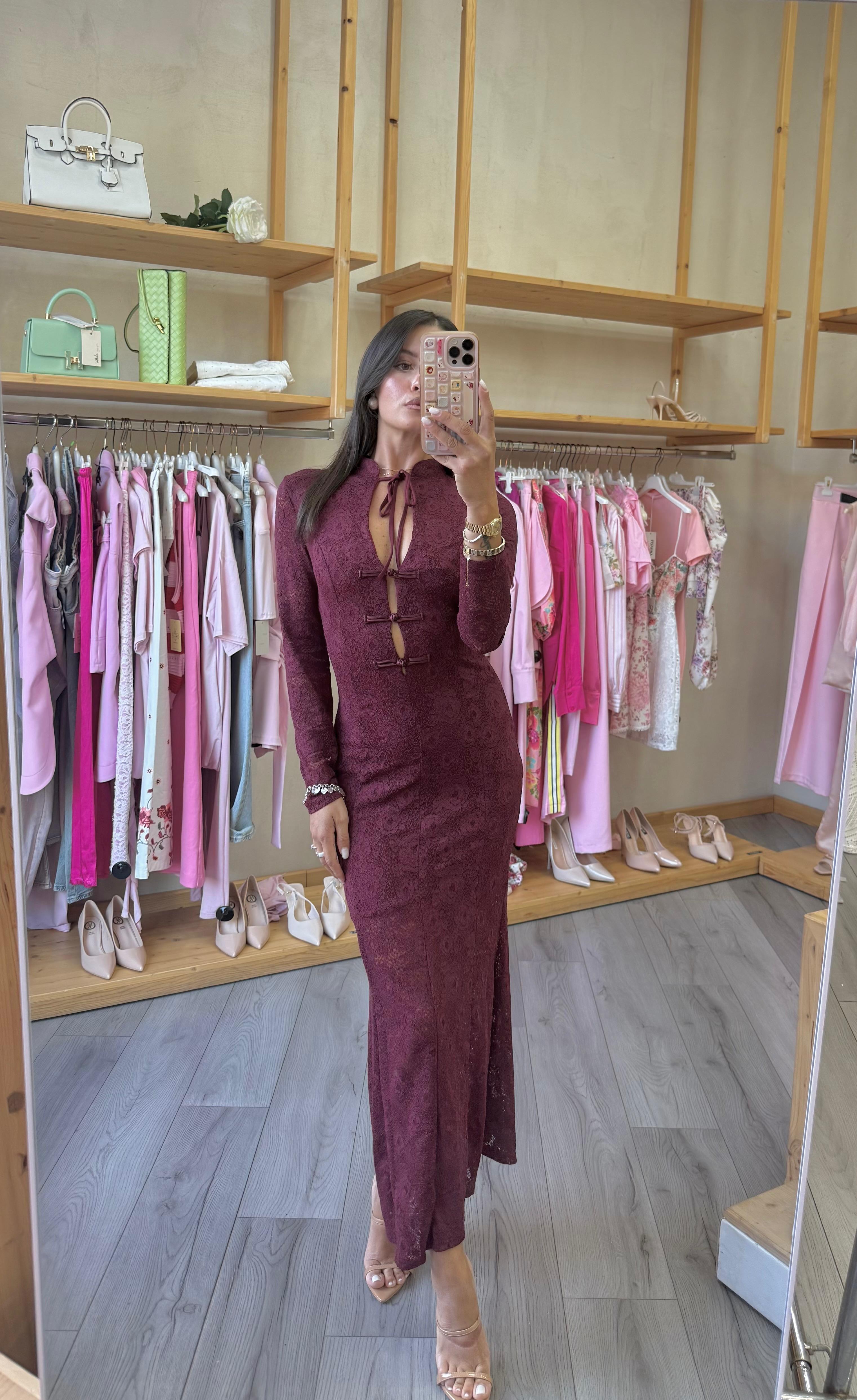 Dress Vanity Bordeaux