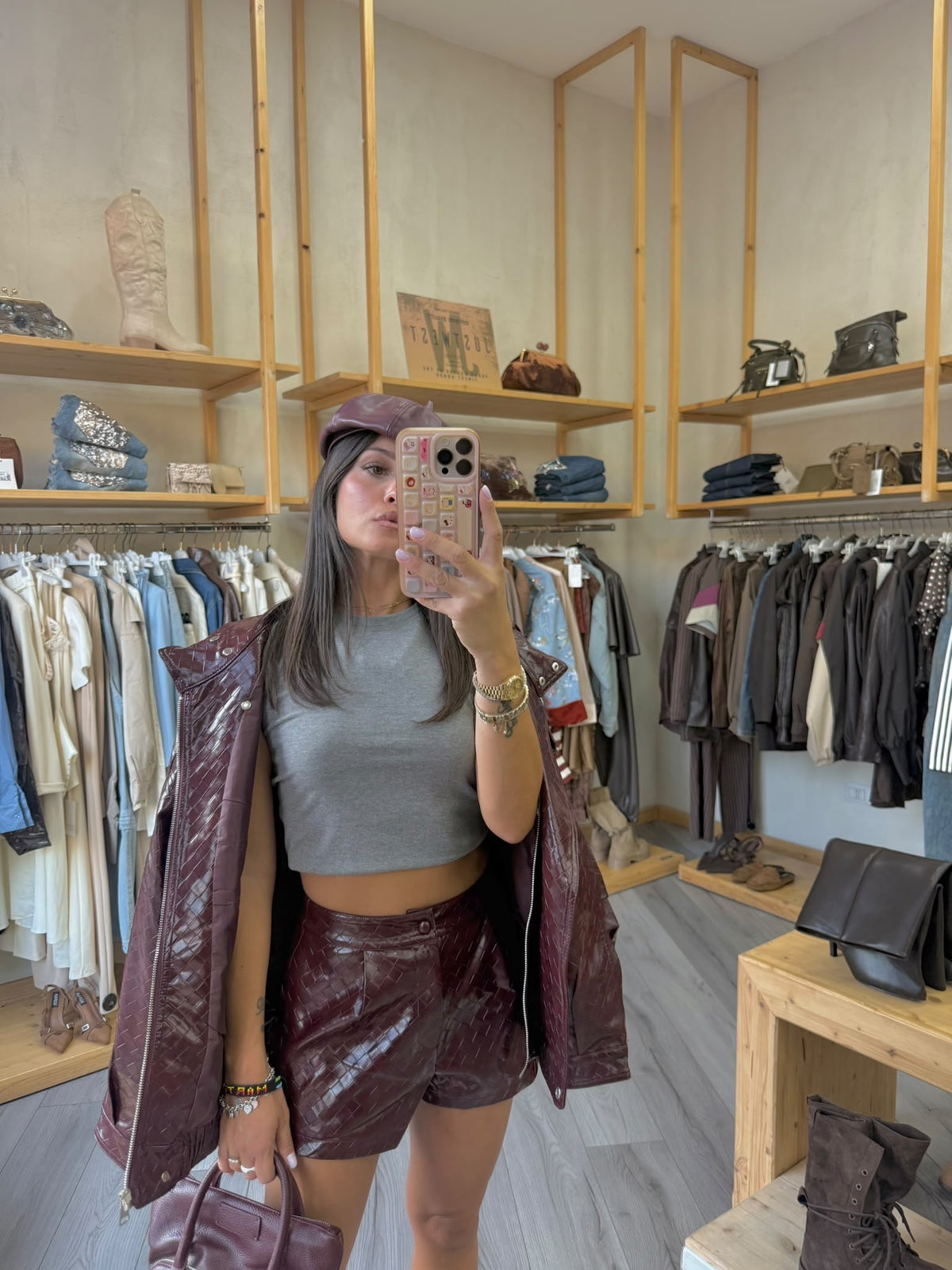 Shorts Burgundy