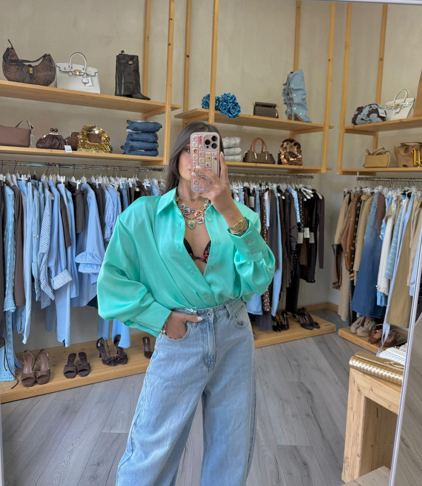 Camicia satin just west