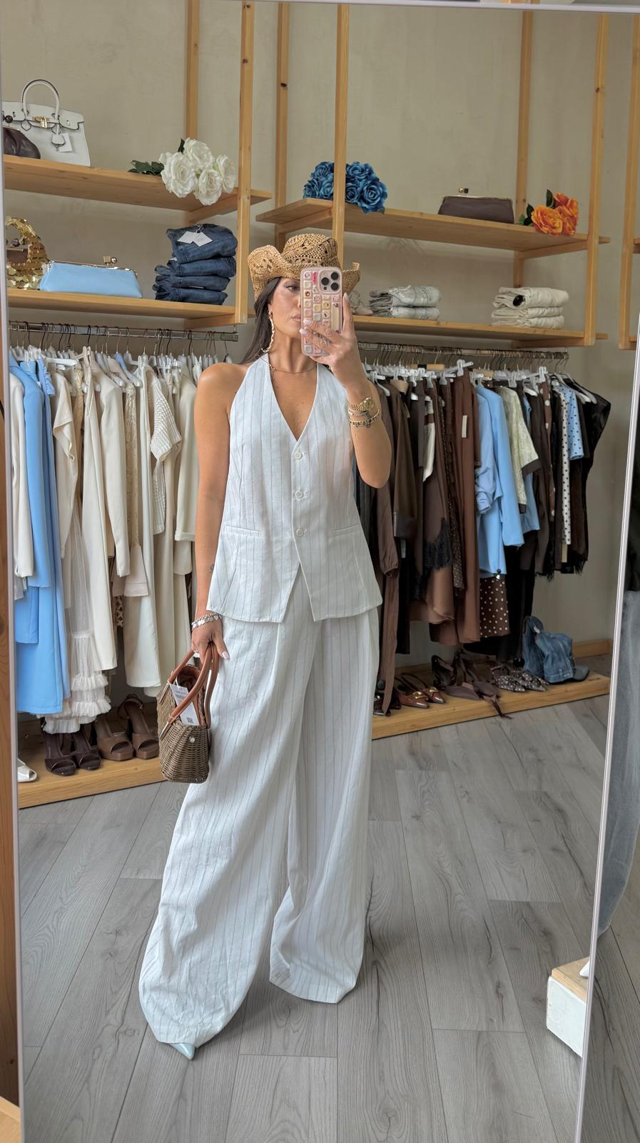 Gilet Bianco Lumina