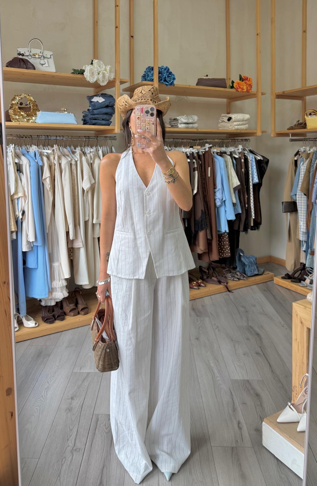 Gilet Bianco Lumina