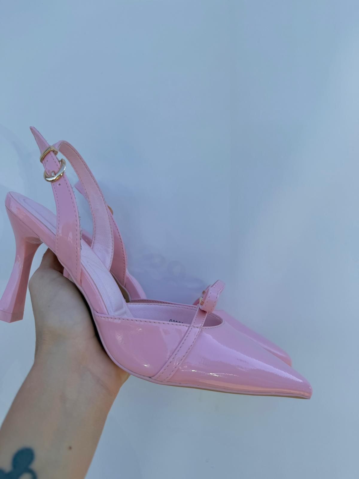 Decolletè Rosa Fiocco