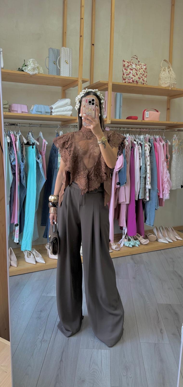 Blusa Volant Lace