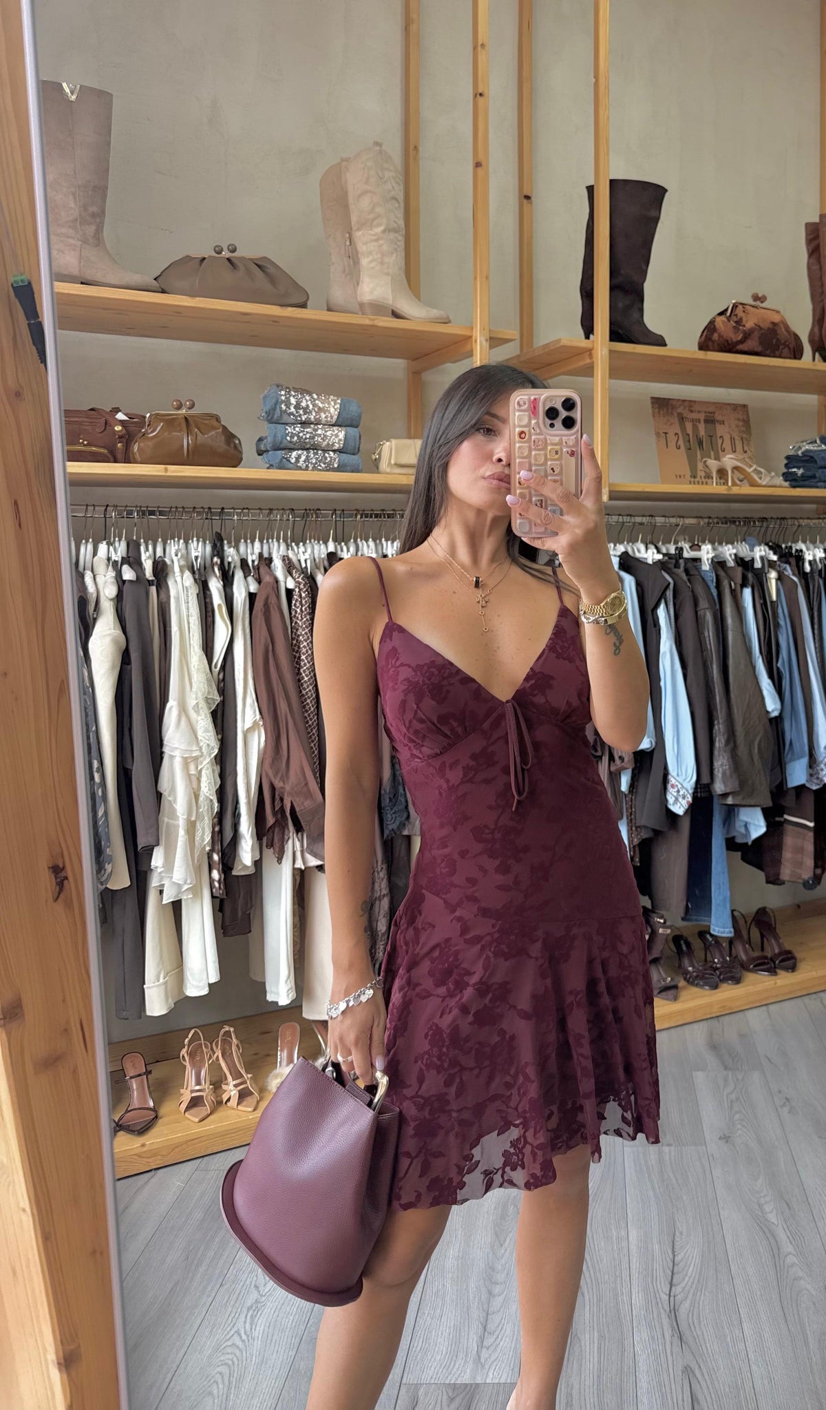 Mini Dress Velvet