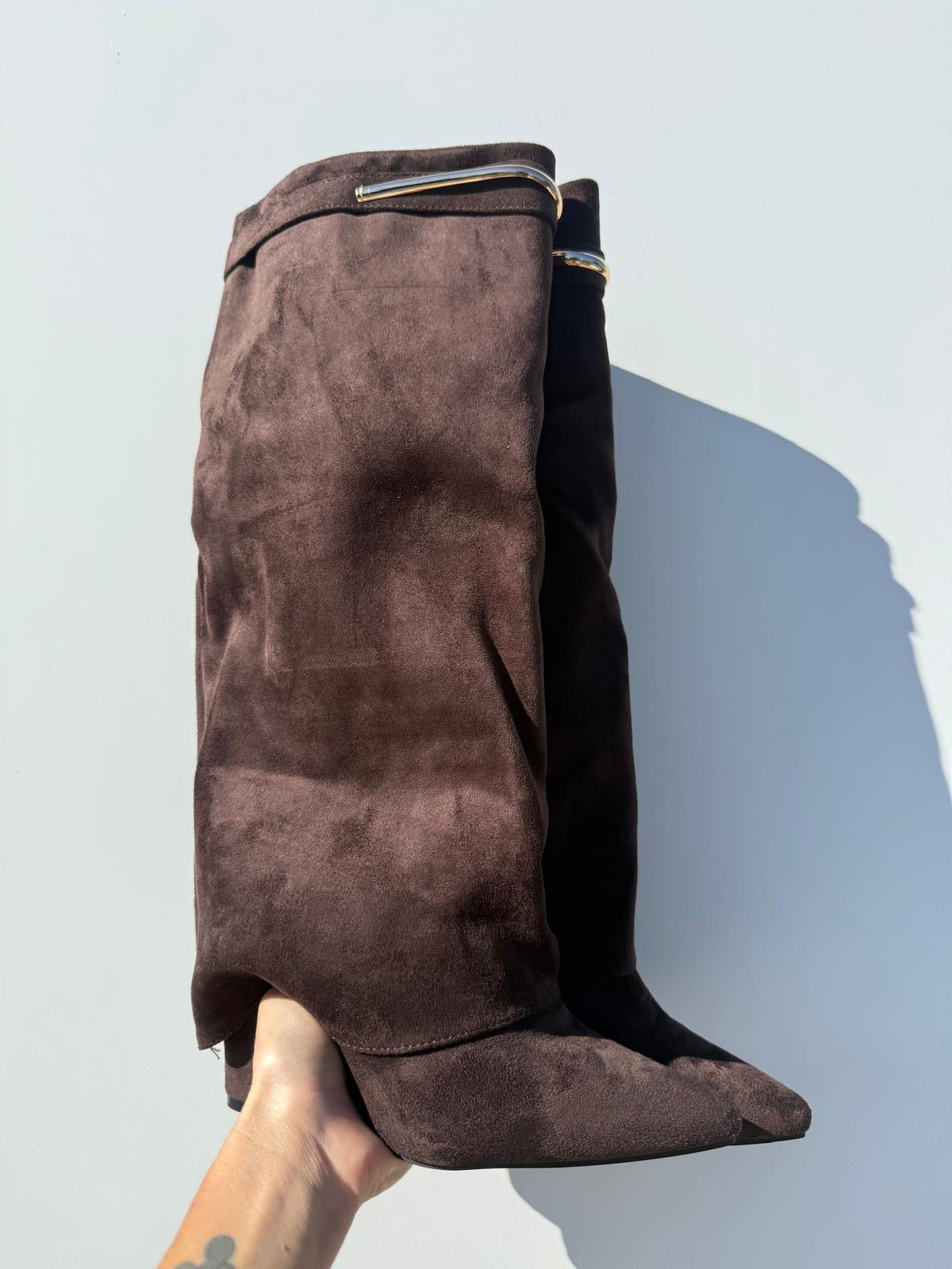 Stivali Camoscio Brown