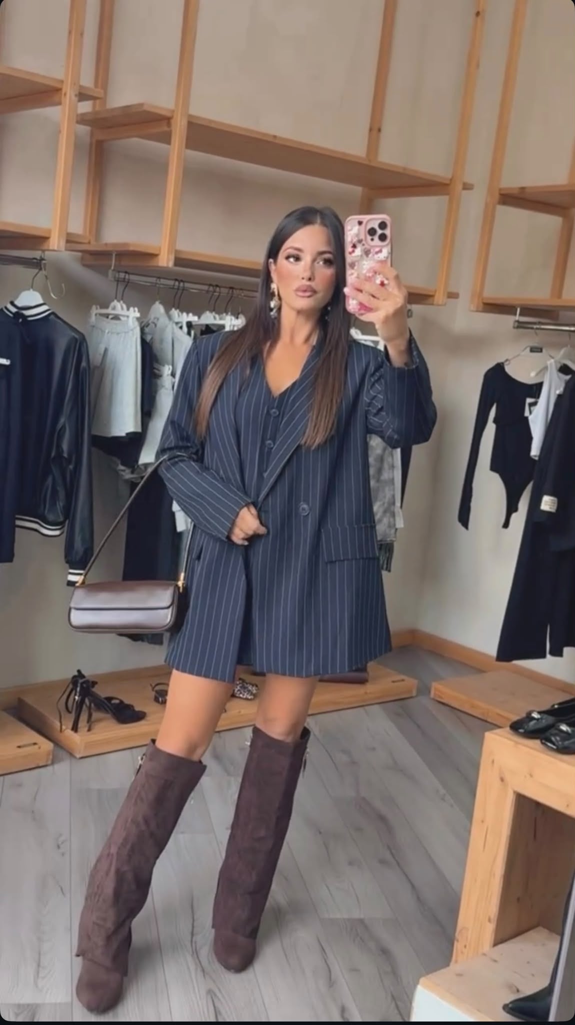 Giacca Stripe Oversize