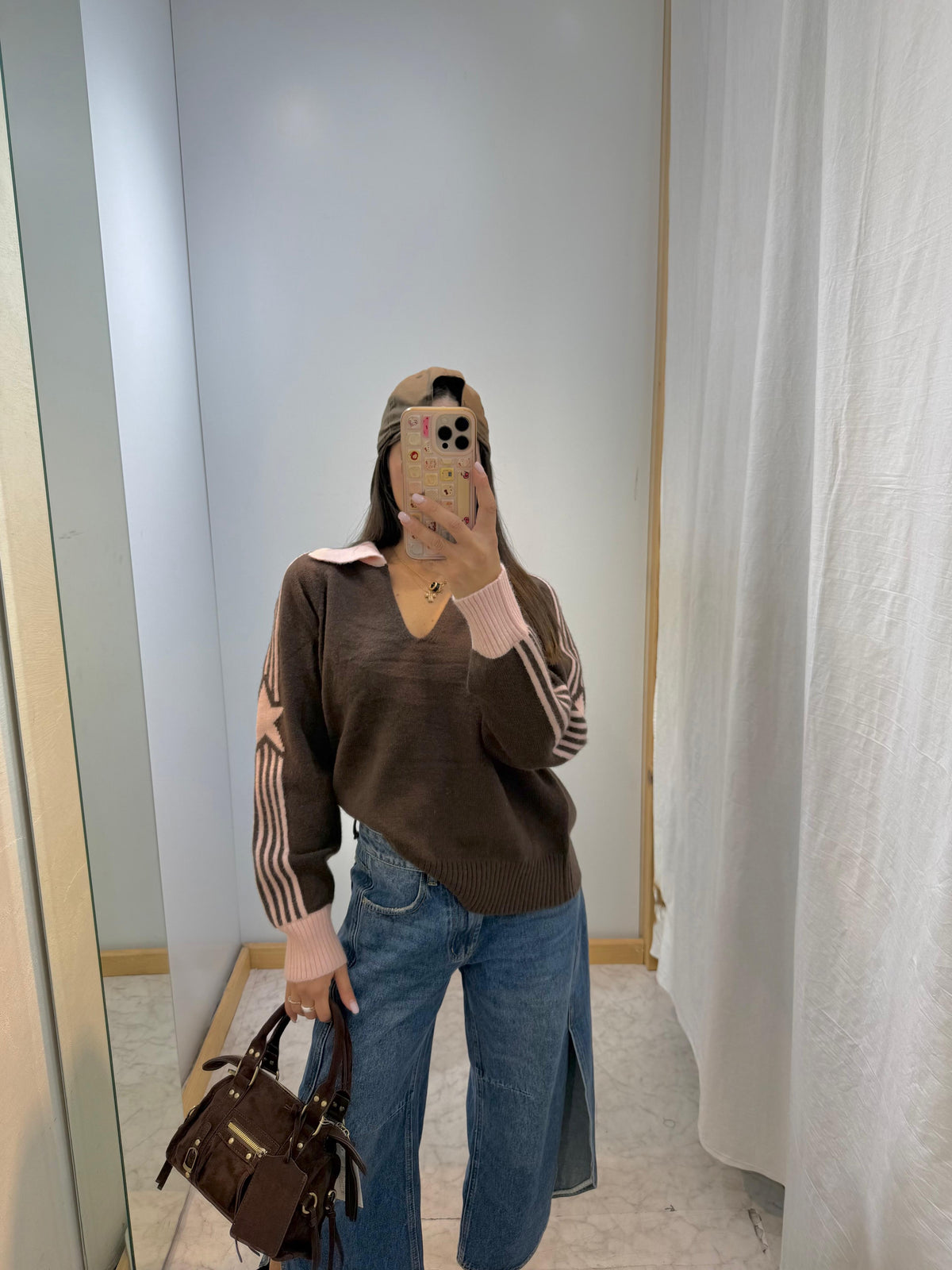 Maglione Pastel Brown
