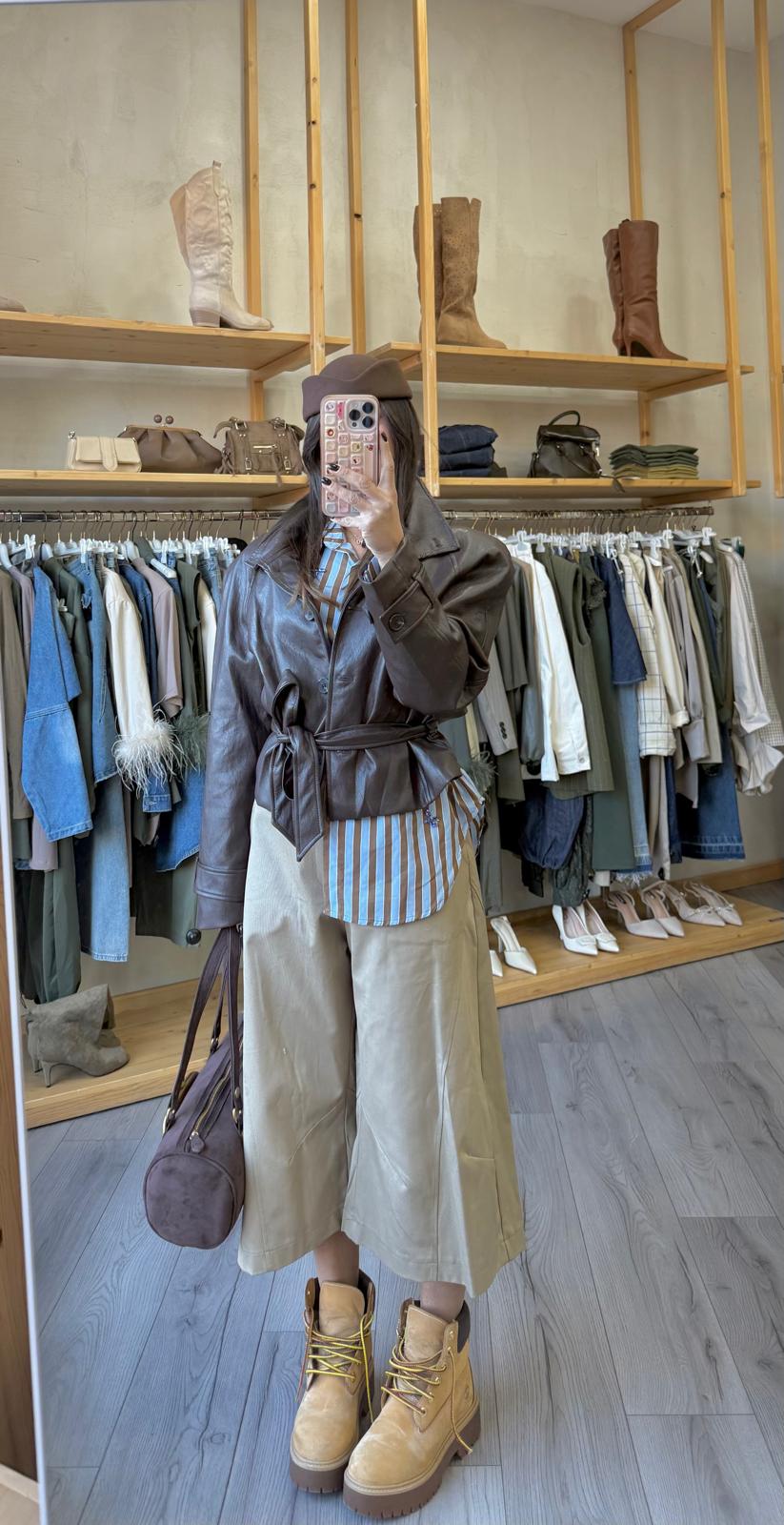 Pant Bermuda Beige