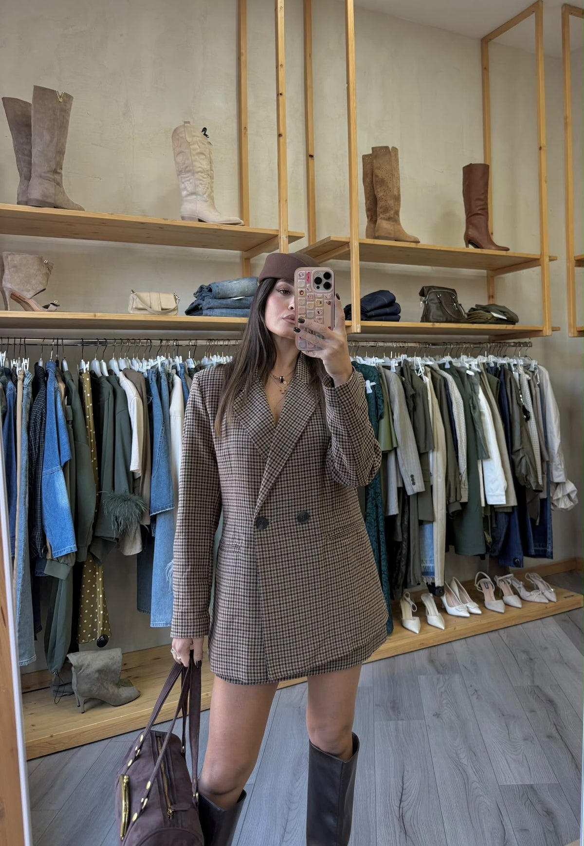 Giacca Blazer Tartan
