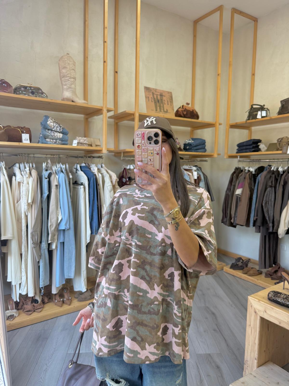 T-Shirt Military Pastel