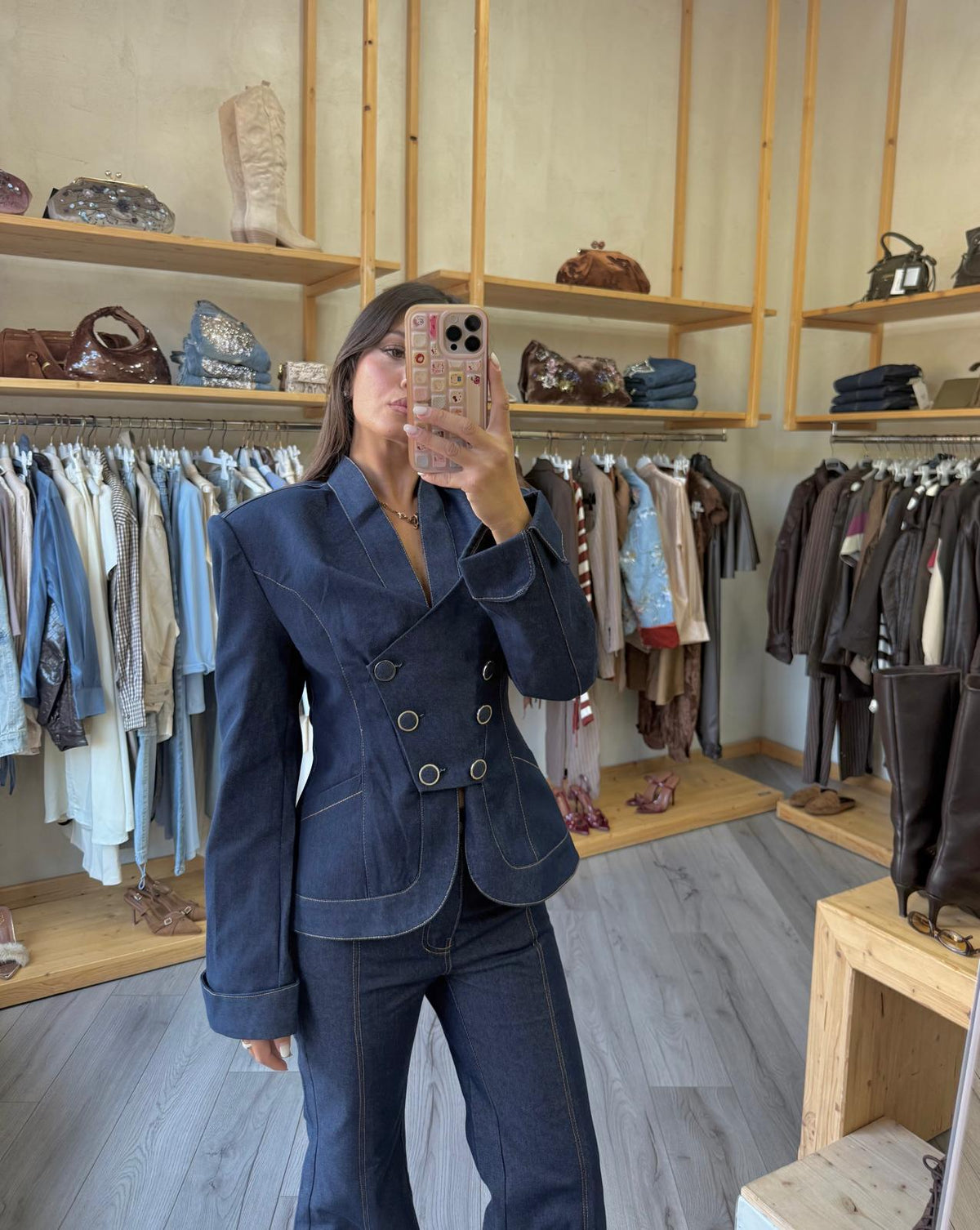 Giacca Denim Blue