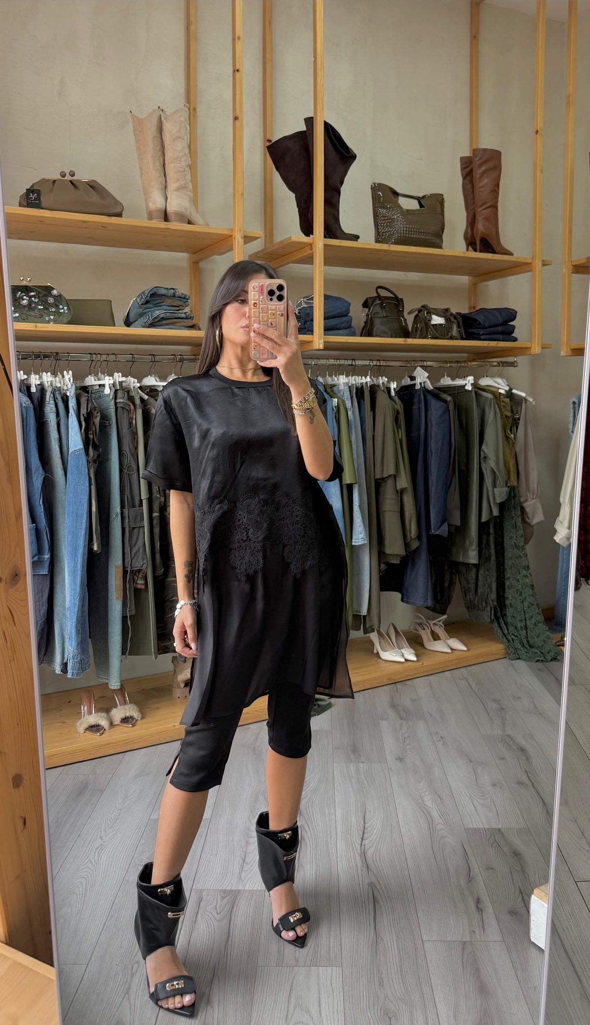 Maglia Pizzo Velour