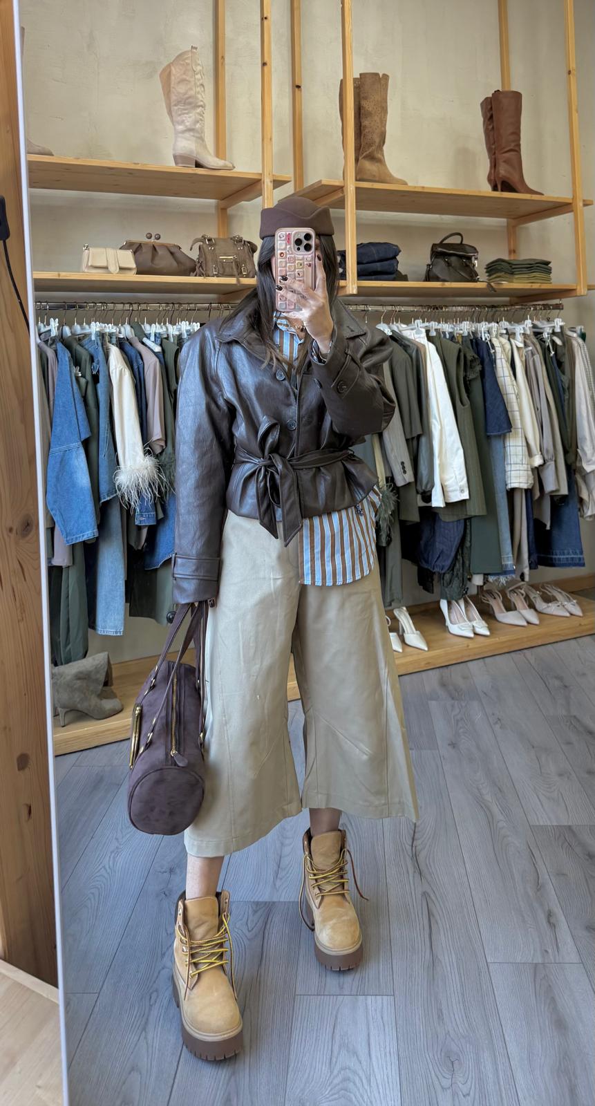 Pant Bermuda Beige