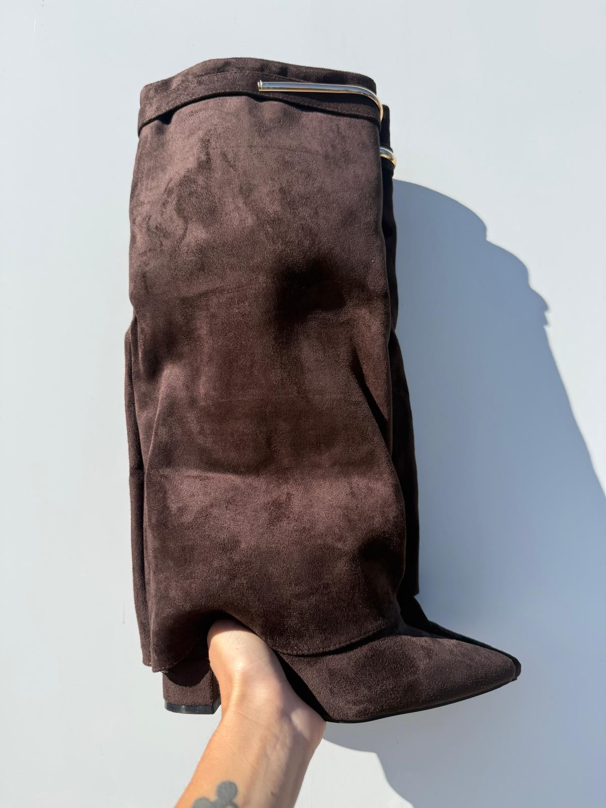 Stivali Camoscio Brown