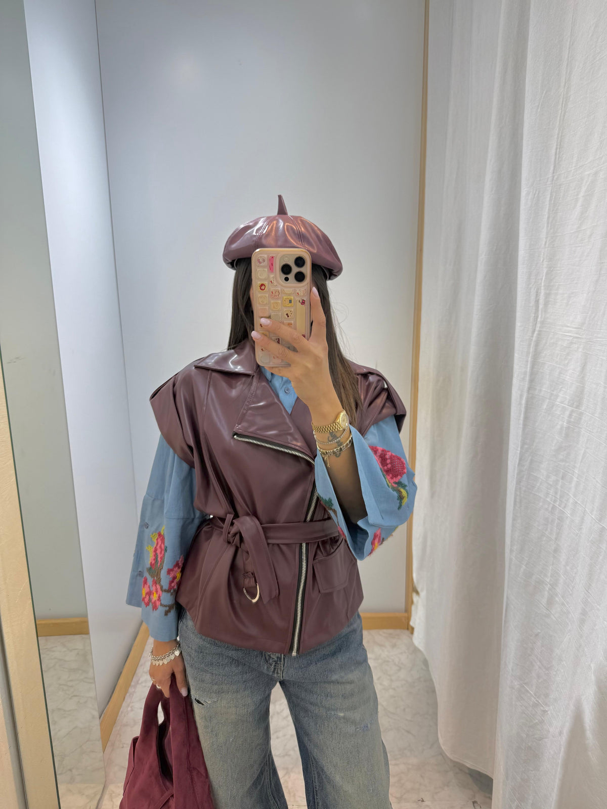 Gilet Bordeaux