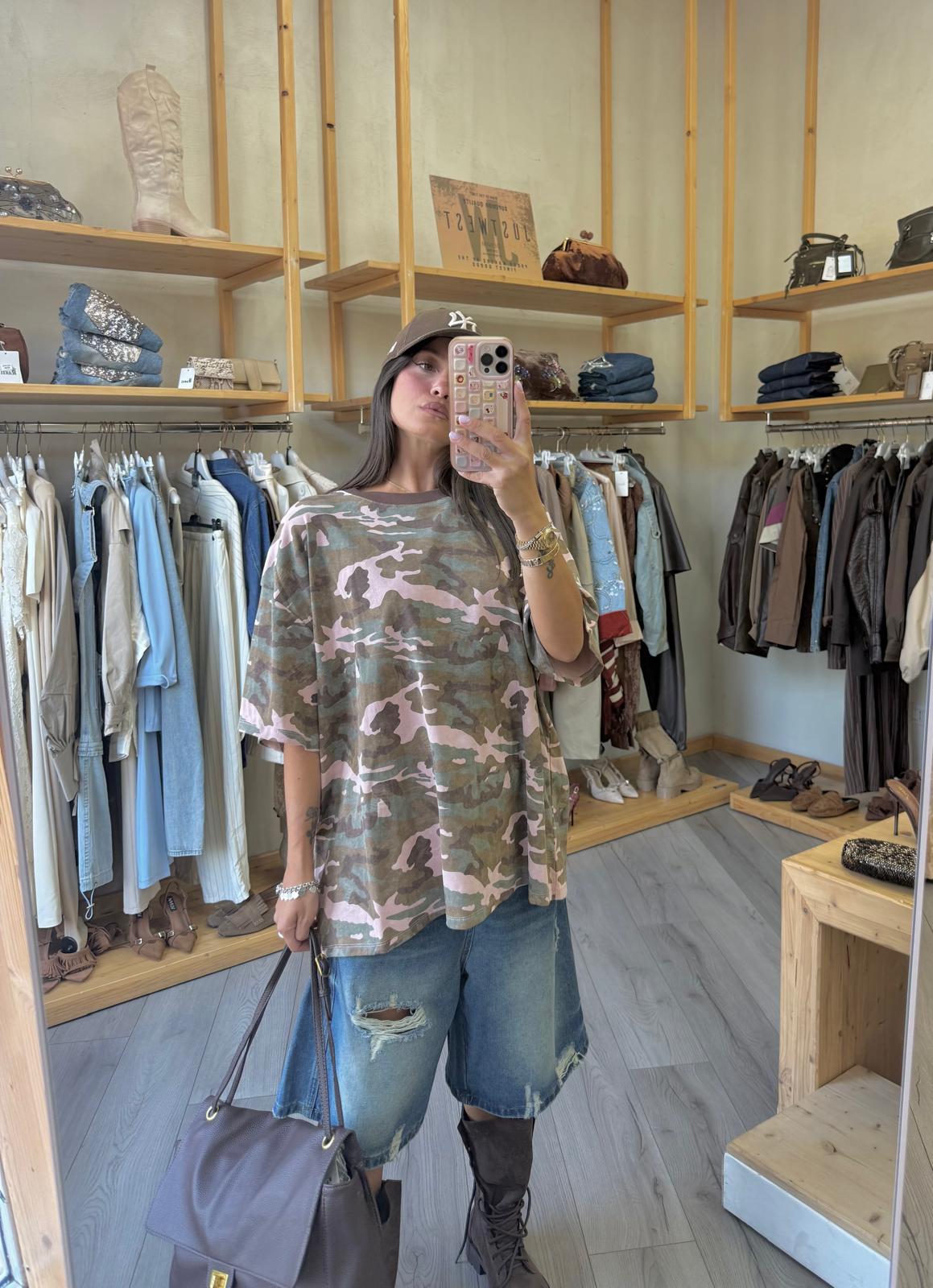 T-Shirt Military Pastel