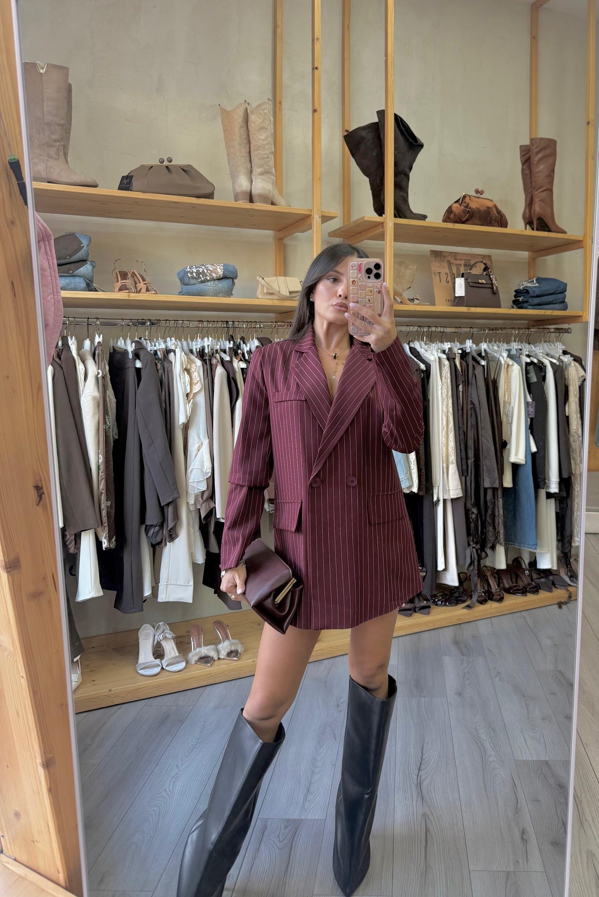 Giacca Stripe Oversize