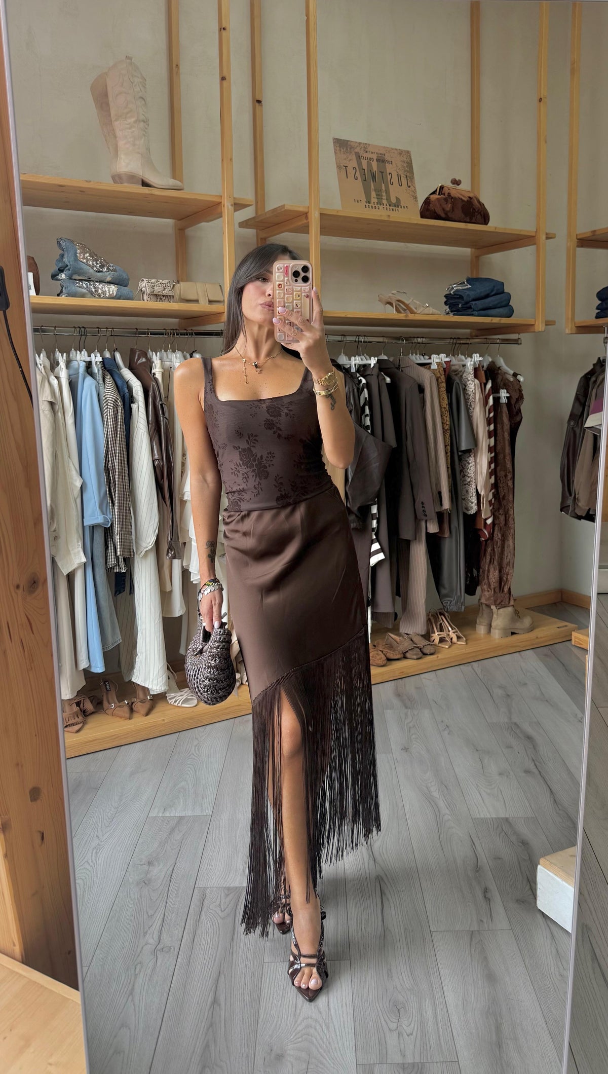 Top Brown Velvet