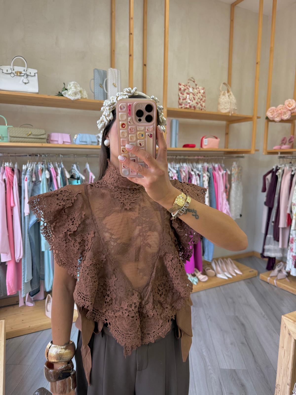 Blusa Volant Lace