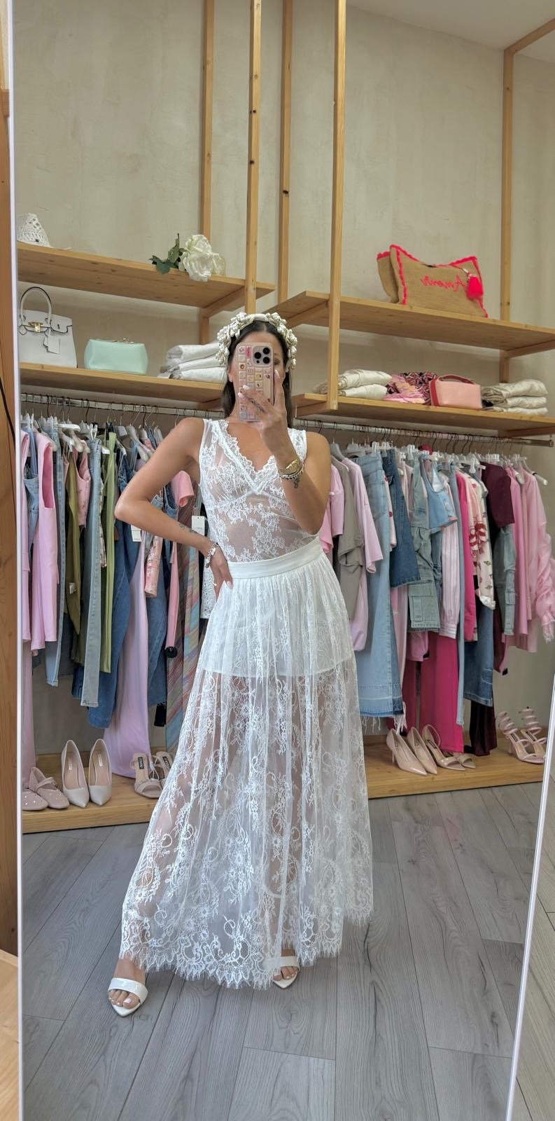 Top White Lace Lumina