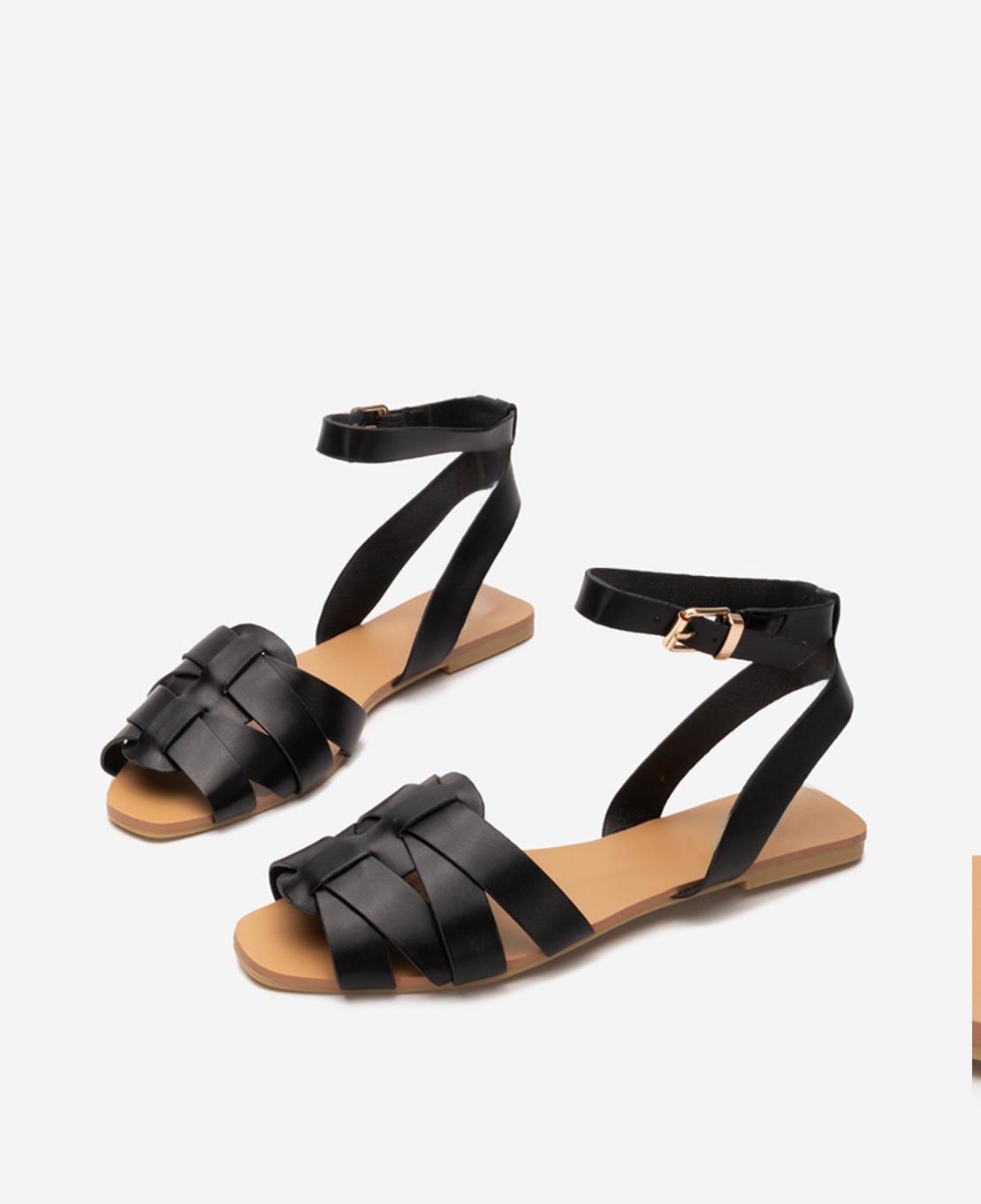 sandalo schiava nero