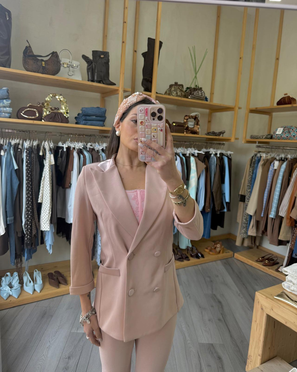Giacca tailleur doppio petto Spring