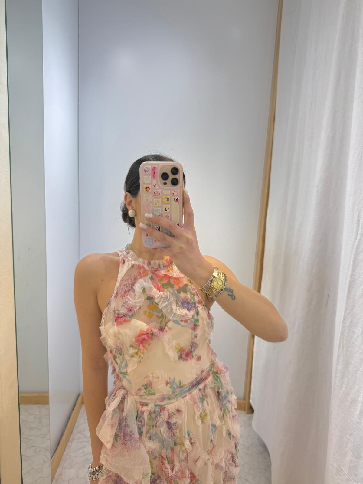 Dress Bridgerton scollo americana
