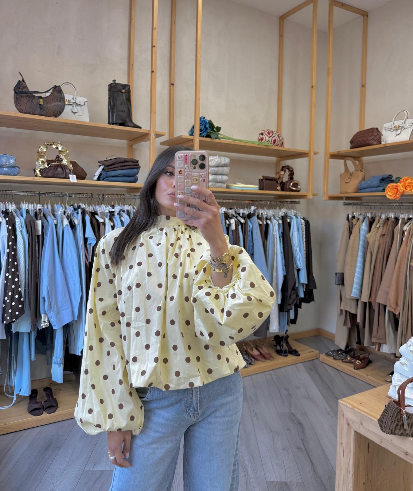 Blusa pois manica