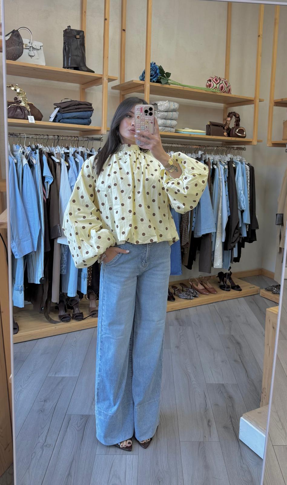 Blusa pois manica