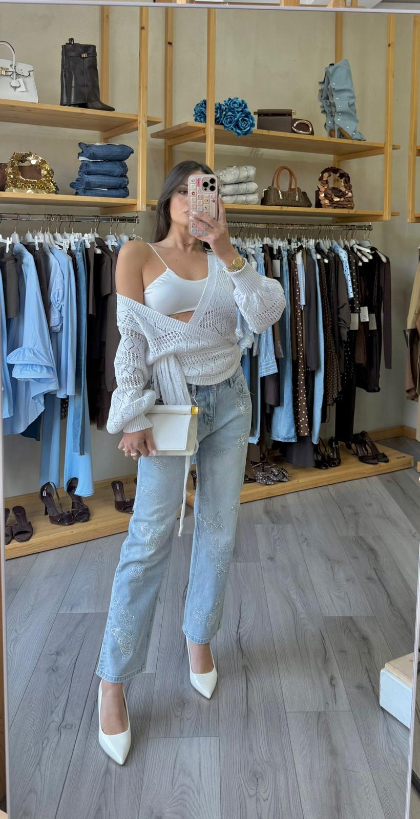 Denim Butterfly 5373