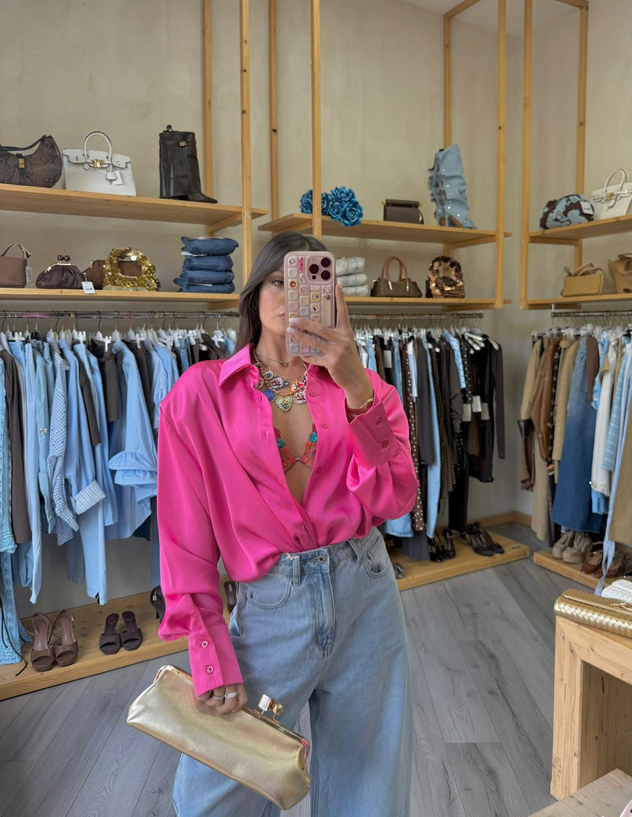 Camicia satin just west