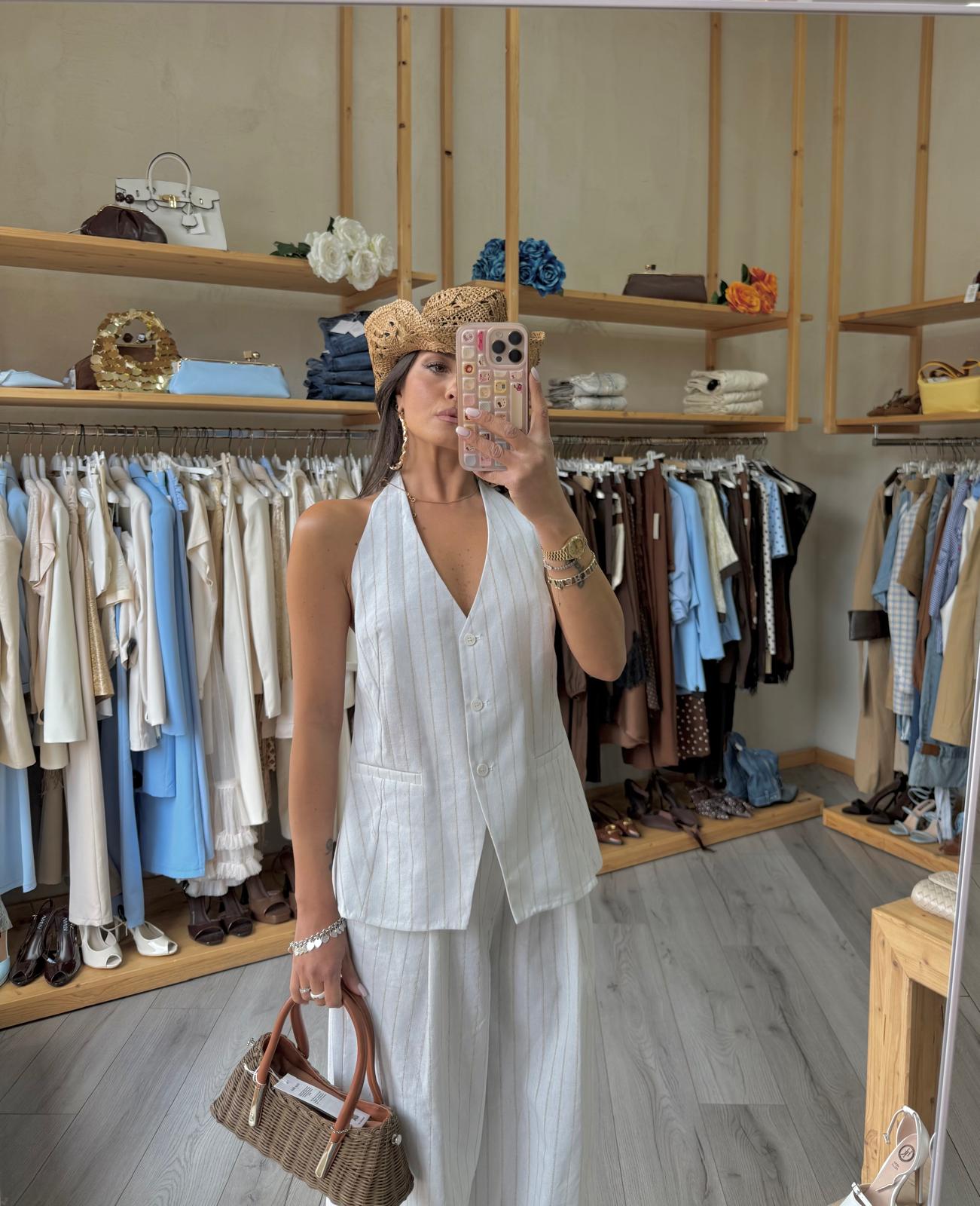 Gilet Bianco Lumina