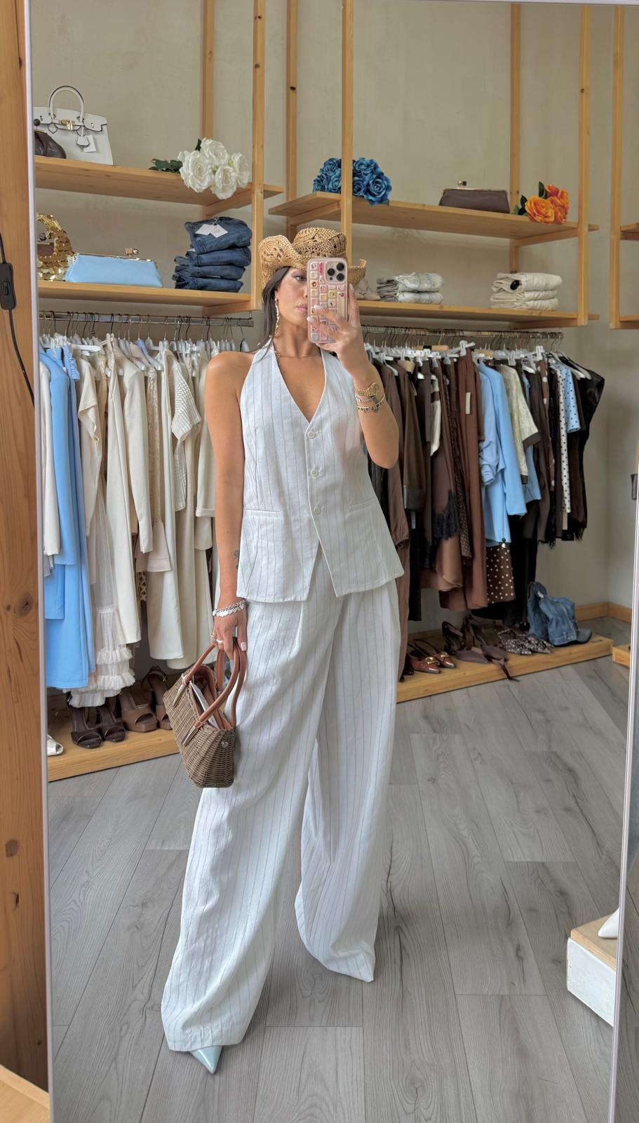 Gilet Bianco Lumina