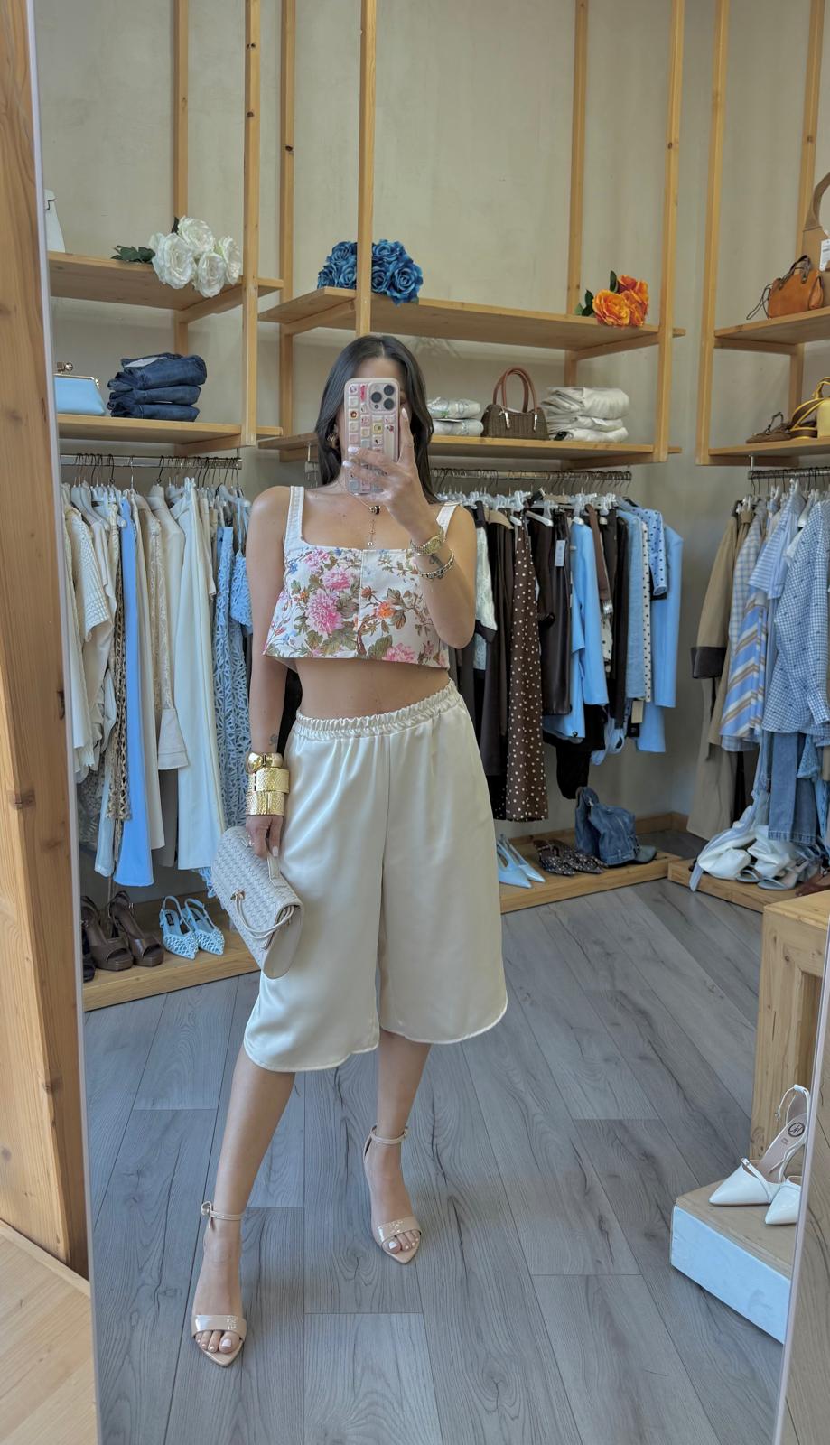 Crop Top Beige