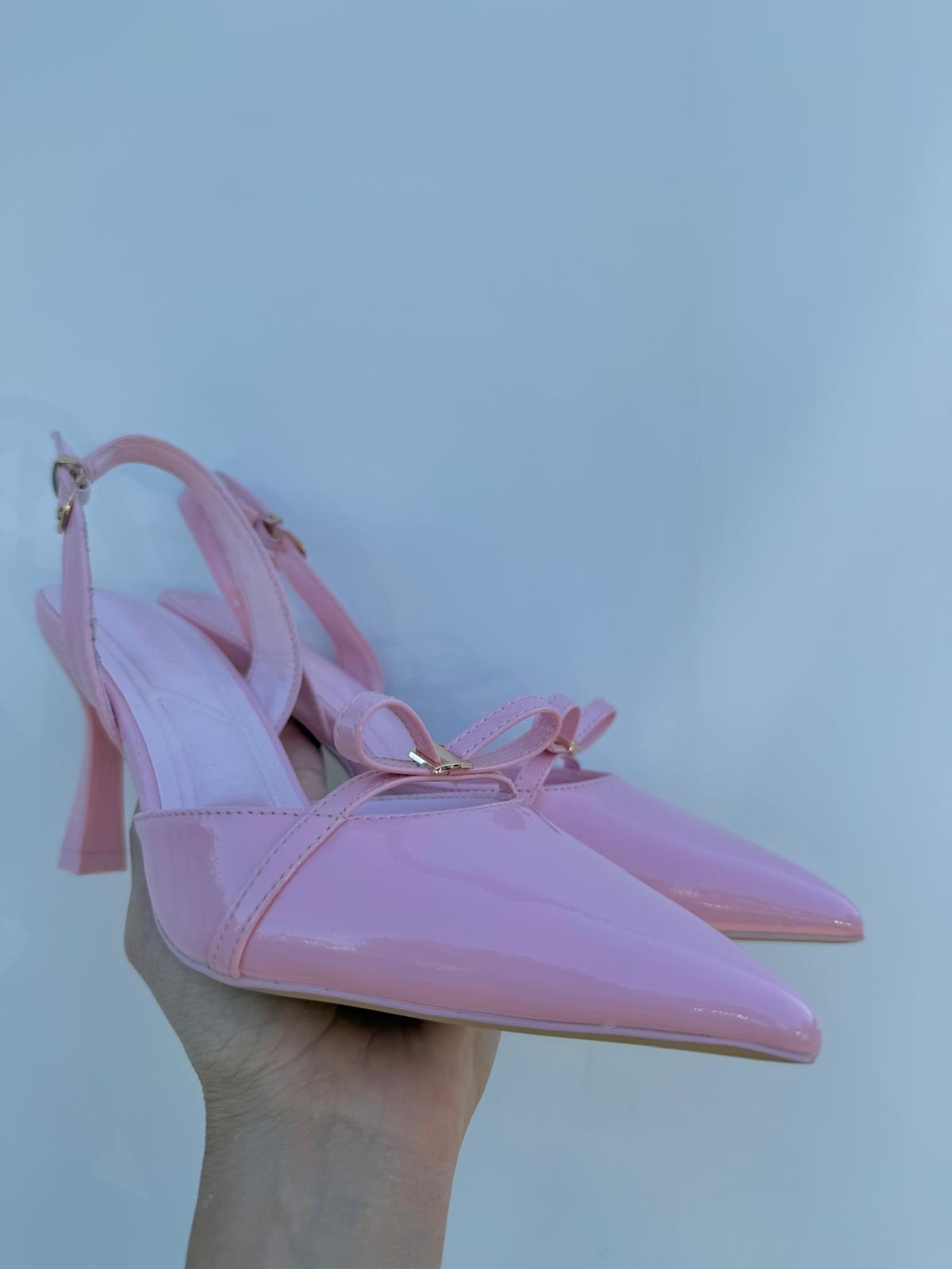 Decolletè Rosa Fiocco