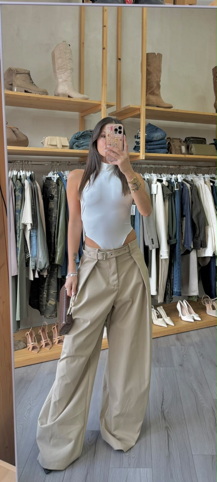 Pantalone Soft Beige