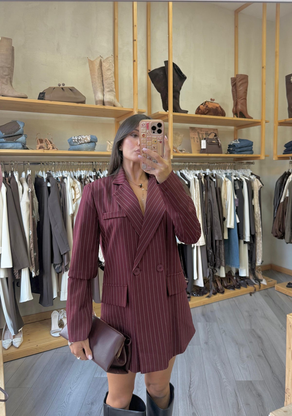 Giacca Stripe Oversize